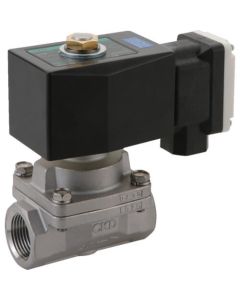 Pilot Kick 2-port Solenoid Valve For Steam 1อัน