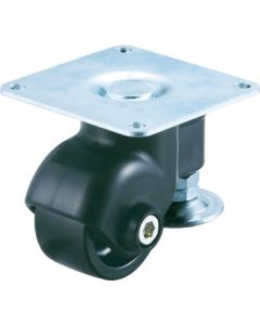 Nylon-Wheel Caster with a Lebel Adjuster