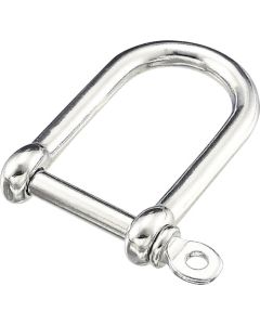 Stainless Steel Screw Pin D-Shackle long & wide type