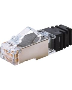 ปลั๊กโมดูลาร์แบบมีชีลด์ Category 6A 100 ชิ้น SPS6X28-C