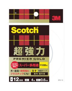 Scotch [RU] Super Strong Double-sided Tape Premier Gold (thin type)