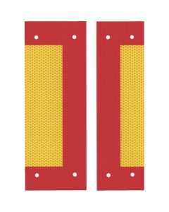 REAR REFLECTOR MARKER BOARDS FOR TRUCKS 10ชุดชุดละ 4แผ่น