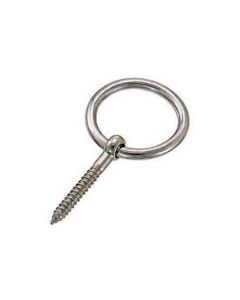 Stainless Steel Round Ring w/screw 1อัน
