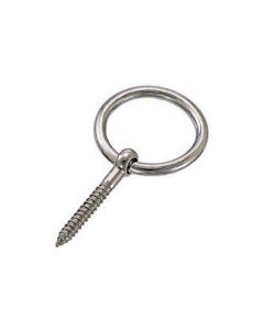 Stainless Steel Round Ring w/screw 1อัน