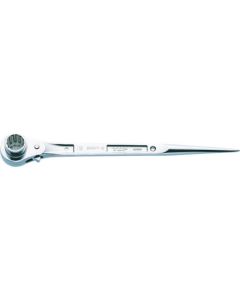 ประแจบล็อกฟรีสแตนเลส 2 ข้าง หางหนู 17 x 21mm (310mm)