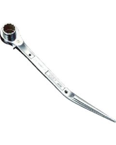 ประแจบล็อกฟรีสแตนเลส 2 ข้าง หางหนู 17 x 21mm (17 องศา)