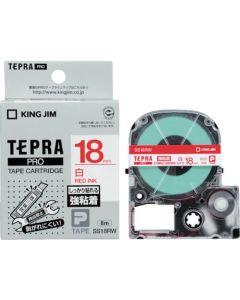 Tepla PRO tape strong adhesive type white / red letters