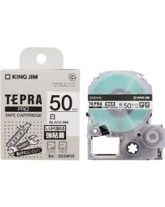 Tepla PRO tape strong adhesive type white / black letters