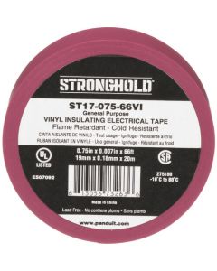 เทปไวนิล StrongHold ใช้งานทั่วไป สีม่วง กว้าง 19.1มม. ยาว 20ม. ST17-075-66VI