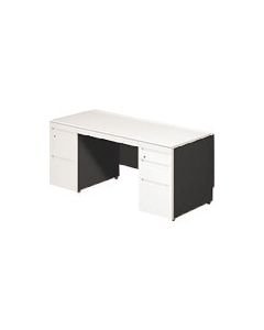 เวที o โต๊ะทำงานแขนคู่ ST-F167L-43 WS/BK (673571)