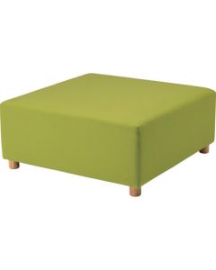 เก้าอี้สตูลผ้า 1100X1100XH400 สีเขียว