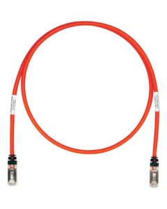 สายแพทช์หุ้มฉนวน CAT6A/CAT6 2 ม. สีแดง STP6X2MRD