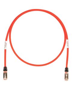 สายแพทช์หุ้มฉนวน CAT6A/CAT6 7 ม. สีแดง STP6X7MRD