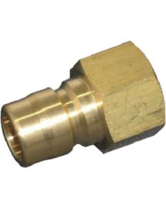 VALVE-LESS COUPLING PLUG BRASS STY2-PF BSBM 1อัน