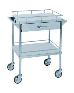 Stainless Steel Carts with Drawer 1อัน