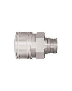 TSP coupler สแตนเลส ยางไนไตรล์ SG (NBR) (ซ็อกเก็ตการติดตั้งสกรูตัวเมีย) คู่กัน Rc1