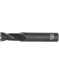 HSS Square Endmill 2 Flutes Short Type for Stainless Steels 1เส้น