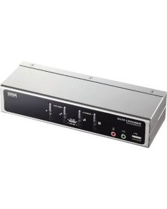 เครื่องสลับ PC อัตโนมัติ (4:1) เข้ากันได้กับทั้งคอนโซล USB และ PS/2