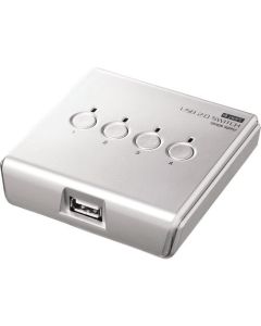 สวิตช์แบบแมนนวล USB 2.0 (4 วงจร)