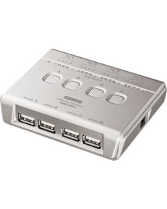 สวิตช์ด้วยตนเองพร้อมฮับ USB2.0 (4 วงจร)
