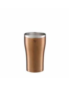 แก้วเก็บความเย็น มีที่กรอบชา 0.45 ลิตร Brown