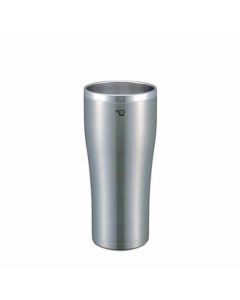 แก้วเก็บความเย็น มีที่กรอบชา 0.60 ลิตร Stainless Silver