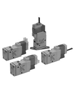 3 Port Pilot Operated Solenoid Valve Rubber Seal Series SYJ500
