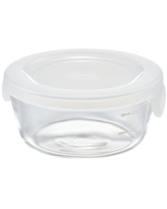 Heatproof Round Glass Container 300 36 อัน