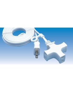 Multitap Extension Cord 3m White 1เส้น