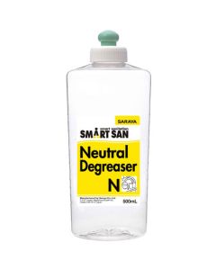 Squeeze bottle with cap for smart san