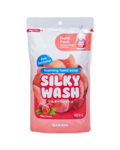 Saraya Silky Wash Pinky Peach (Refill) 480mL