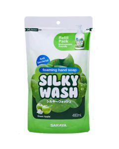 Saraya Silky Wash Green Apple (Refill) 480mL