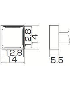 SOLDERING TIP QUAD 12.8X12.8 FOR FM-2025. FM-2027. FM-2028. FX-9501 1เส้น