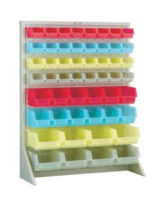 ชั้นวางตู้คอนเทนเนอร์แบบแผง เล็ก x 32 กลาง x 12 ใหญ่ x 8 NG สี