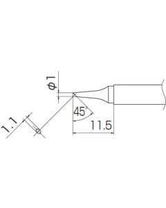 Soldering Tip Shape-1Bc 1อัน