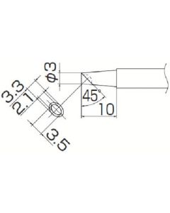 Soldering Tip Shape-3Bc W/Indent 1อัน