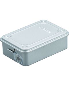 กล่องเครื่องมือเหล็ก 154 x 105 x 52 สีเงิน