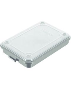 กล่องเครื่องมือเหล็ก 154 x 105 x 29 สีเงิน