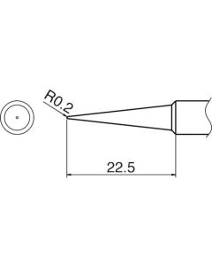 Replacement Iron Tip for Small Temperature Adjustment type Soldering Iron (T18 Series)