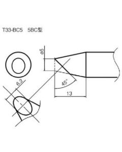 SOLDERING TIP SHAPE-5BC
