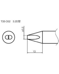 SOLDERING TIP SHAPE-3.2D