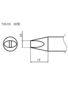 ปลายเหล็ก/ประเภท 5D
