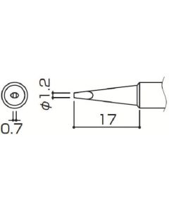 SOLDERING TIP SHAPE-1.2D (SET OF 10) FOR 953 1อัน