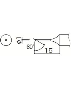 SOLDERING TIP SHAPE-1C (SET OF 10) FOR 953 1อัน