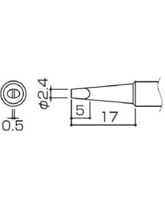 SOLDERING TIP SHAPE-2.4D (SET OF 10) FOR 953 1อัน