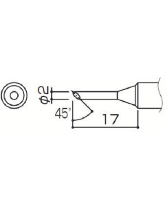 SOLDERING TIP SHAPE-2C TINNED SURFACE ONLY (SET OF 10) FOR 953 1อัน
