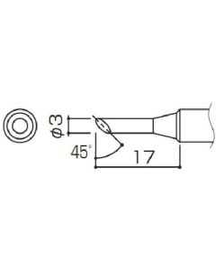 SOLDERING TIP SHAPE-3C TINNED SURFACE ONLY (SET OF 10) FOR 953 1อัน