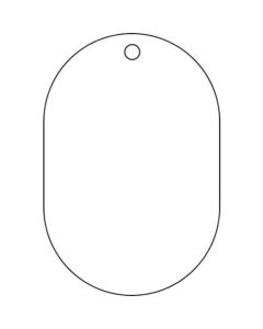 จานขาวล้วน ทรงวงรี ชุด 5 ใบ หนา 70x47x2.5