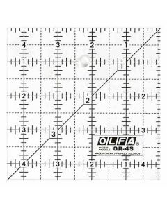 ไม้บรรทัดอะคริลิกกันลื่น, ฝ้า QR-4S 4 1/2"