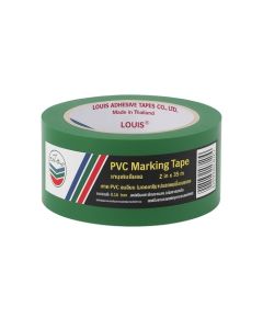 เทปตีเส้นพื้น PVC 2" x 33M Green